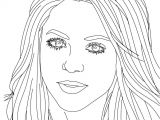 Coloriage De Shakira Beautiful Shakira songwriter Coloring Page More Famous People