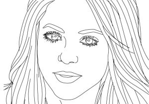 Coloriage De Shakira Beautiful Shakira songwriter Coloring Page More Famous People