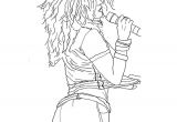 Coloriage De Shakira Coloriage Shakira A Imprimer Gratuit