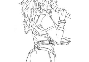 Coloriage De Shakira Coloriage Shakira A Imprimer Gratuit