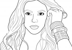 Coloriage De Shakira Shakira