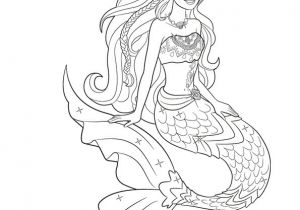 Coloriage De Sirène A Imprimer Gratuit Coloriage Barbie La Sirene 2 Dessin