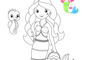 Coloriage De Sirène A Imprimer Gratuit Coloriage Petite Sirène Momes