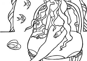 Coloriage De Sirene Manga Coloriages Coloriage Sirene Manga Fr Hellokids