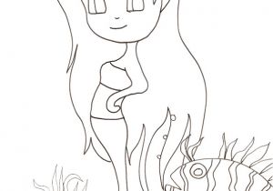 Coloriage De Sirene Manga Sirene Coloriage Manga 14 Tête à Modeler