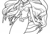 Coloriage De Sirene Manga Une Sirène Manga Coloriage Pour Enfants