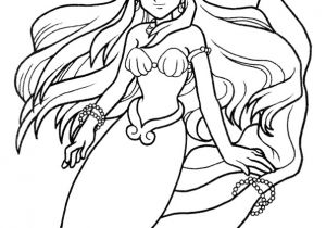 Coloriage De Sirene Manga Une Sirène Manga Coloriage Pour Enfants