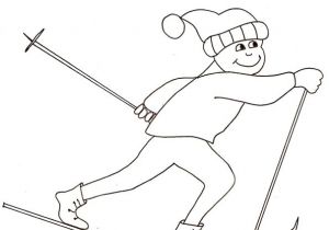 Coloriage De Skieur 71 Best Skiing Images On Pinterest