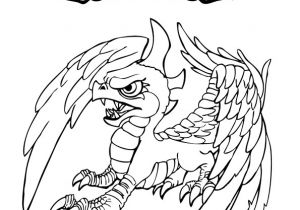 Coloriage De Skylanders Giants Coloriage De Sunburn Le Dragon De Feu Des Skylanders