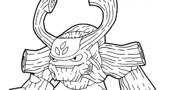 Coloriage De Skylanders Giants Coloriage Du Grand Protecteur Tree Rex Des Skylanders