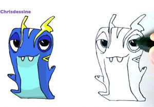 Coloriage De Slugterra Electra Ment Dessiner La Slug Electra Avec Modele