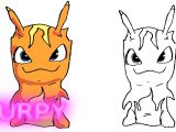 Coloriage De Slugterra En Couleur Ment Dessiner Burpy Slugterra Tutoriel