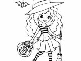 Coloriage De sorcière D Halloween Coloriage De sorcière Coloriages Fantastiques