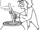 Coloriage De sorcieres A Imprimer Coloriage De sorciere Pour Halloween