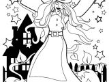 Coloriage De sorcieres A Imprimer Coloriage Halloween sorciere