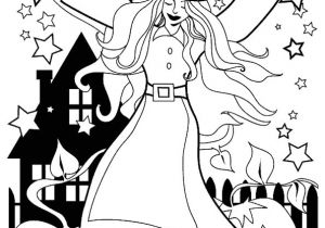 Coloriage De sorcieres A Imprimer Coloriage Halloween sorciere