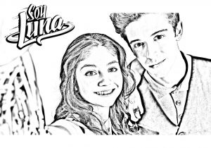 Coloriage De soy Luna A Colorier Dessin A Imprimer Gratuit De Chica Vampiro Beau Plan Coloriage A