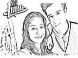 Coloriage De soy Luna Ambre Coloriage soy Luna   Imprimer
