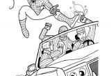 Coloriage De Spiderman 4 A Imprimer Spiderman Voiture Est Un Coloriage De Spiderman