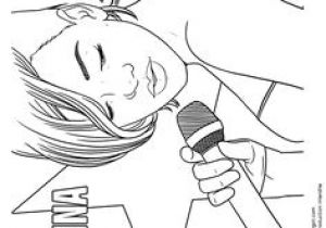 Coloriage De Tal A Colorier La Chanteuse Tal Qui Passe Sa Main Dans Les Cheveux