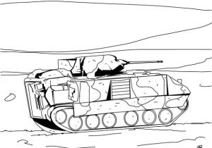 Coloriage De Tank En Ligne Coloriages Coloriage D Un Tank De L Armée Fr Hellokids