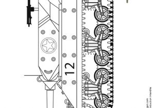 Coloriage De Tank En Ligne Dessin   Colorier Tank Américain Ww2 M10