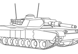 Coloriage De Tank Militaire Dessin  Colorier De Tank En Ligne