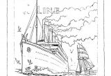 Coloriage De Titanic Coloriage Navires De Legende Le Titanic 01 Sur Hugolescargot