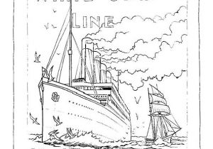 Coloriage De Titanic Coloriage Navires De Legende Le Titanic 01 Sur Hugolescargot