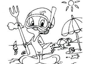 Coloriage De Titi A Imprimer Gratuit Coloriage Titi A La Plage Imprimer Gratuit Et Grosminet En Ligne