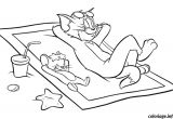 Coloriage De tom Et Jerry A Imprimer Coloriage tom Et Jerry A La Plage Dessin