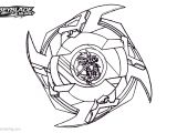 Coloriage De toupie Beyblade Burst évolution fortable Beyblade Burst Coloring Pages Powerful