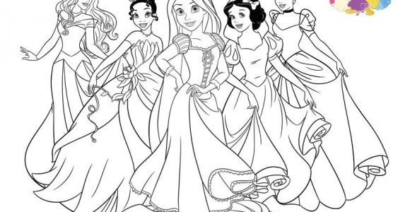 Coloriage De toutes Les Princesses Coloriages Les Princesses Disney tous Les Heros