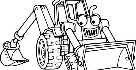Coloriage De Tractopelle Dessin De Tracteur Facile Superbe Construction Coloriage Tractopelle
