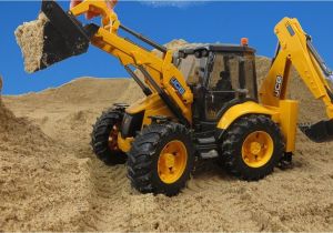 Coloriage De Tractopelle Jcb Bruder Rétrocaveuse Pelleteuse Tractopelle Jcb 5cx Jouet Pour