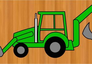 Coloriage De Tractopelle Jcb Santa S Workshop "backhoe" L atelier De No L "tractopelle"