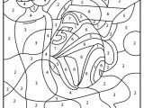 Coloriage De Turbo L Escargot Jeu Coloriage Chiffres Mer Et Poisson Jeux De Coloriage