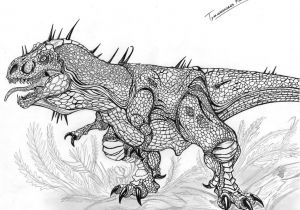 Coloriage De Tyrannosaurus Rex Coloriage T Rex