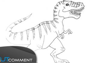 Coloriage De Tyrannosaurus Rex Dessiner Un Dinosaure Tyrannosaurus Rex T Rex