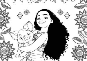 Coloriage De Vaiana à Imprimer Print Moana Disney Coloring Pages