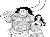 Coloriage De Vaiana En Couleur Coloriages Gratuits   Imprimer Vaiana Et Maui