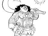 Coloriage De Vaiana En Couleur Coloriages Gratuits   Imprimer Vaiana Et Maui Pinterest