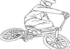 Coloriage De Velo Bmx Coloriage De Vélo à Imprimer
