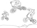 Coloriage De Velo Bmx Coloriages Coloriage Course Bmx Fr Hellokids