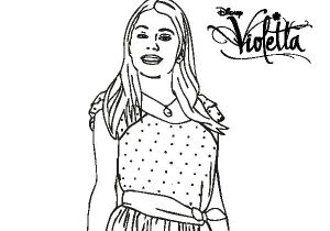 Coloriage De Violetta A Colorier De Coloriages Portrait De Violetta Jeux De Coloriage