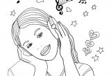 Coloriage De Violetta A Imprimer Hugo L Escargot Coloriage De Violetta Avec Ses écouteurs