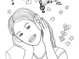 Coloriage De Violetta A Imprimer Hugo L Escargot Coloriage De Violetta Avec Ses écouteurs