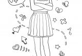 Coloriage De Violetta A Imprimer Hugo L Escargot Dessin   Colorier De Violetta Bras Croisés