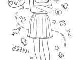 Coloriage De Violetta A Imprimer Hugo L Escargot Dessin   Colorier De Violetta Bras Croisés