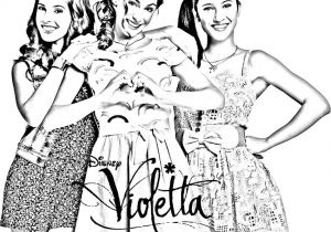 Coloriage De Violetta En Ligne Coloriage A Imprimer Violetta Francesca Camilla Gratuit Et Colorier